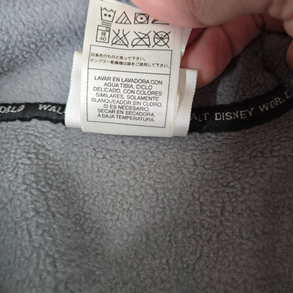 Walt Disney World Mickey Mouse Est 1971 Sz S Embroidered Pullover 1/4 Zip Fleece - Picture 12 of 13